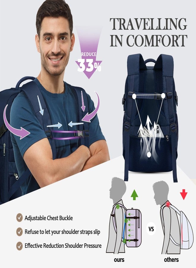 Lossga for Spirit Airlines Personal Item Bag 18x14x8 Inches Frontier Airlines Personal Item Bag Travel Backpack Carry on Flight Approved Carry on Backpack for traveling on airplane - Image 4