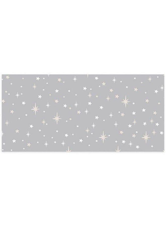 Lady Jayne - Dove Gray With Stars Baby Powder Scented Drawer Liners 6 Sheets - Image 1