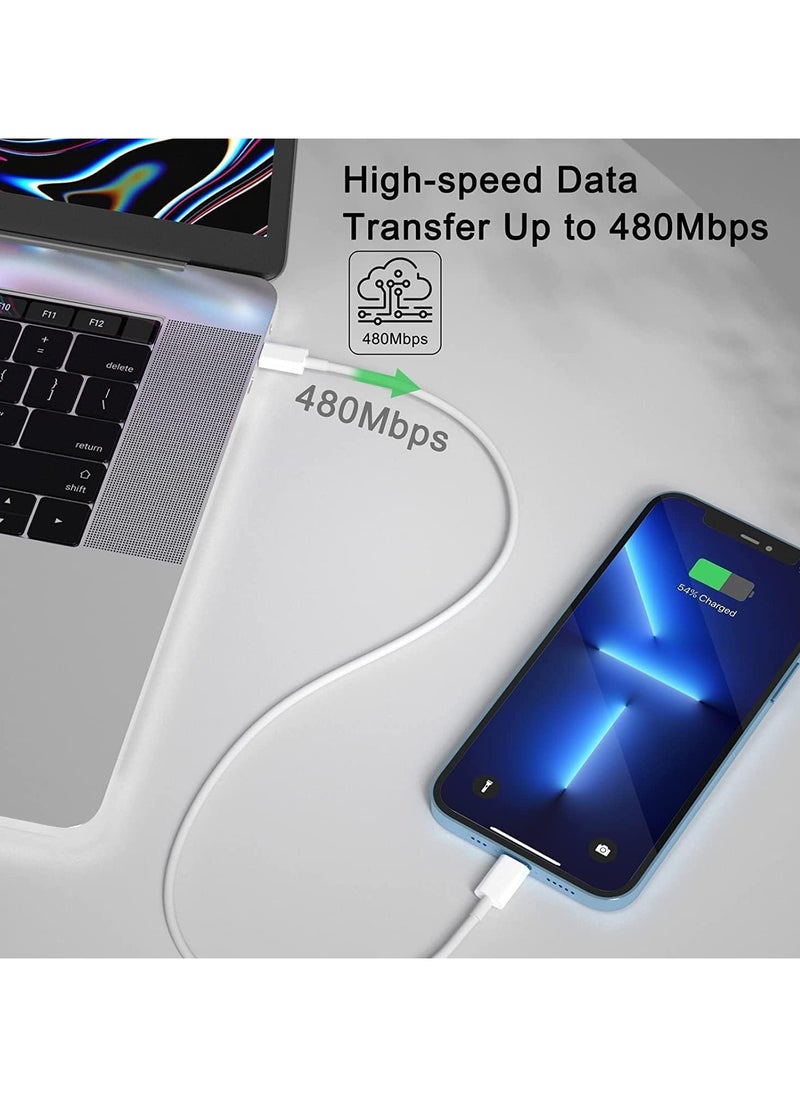 TechDot - 20W Fast Charger USB C Wall Fast Charger with USB C to Lightning Cable Compatible with iPhone 16/15/14/14 Pro/14 Pro Max/13/12/SE2020/11/XR/XS Max/X/iPad and More - Image 1