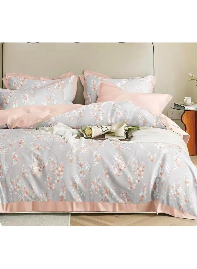 Duoduo home Light Luxury Tencel duvet cover set  , high quality king size ,with duvet cover 220*240cm, new model,4pcs set