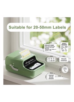 NIIMBOT B21 Label Maker Portable Bluetooth Thermal Label Printer Green  - Image 2