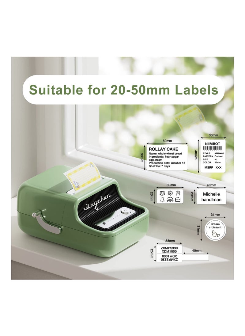 نيمبوت طابعة ملصقات حرارية محمولة تعمل بتقنية البلوتوث B21 Label Maker خضراء  - Image 2