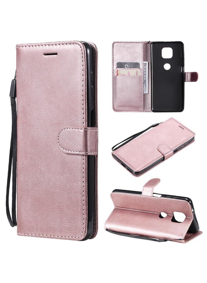 S-TOP Case For Motorola Moto G Power 2021 Solid Color Horizontal Flip Protective Leather Case with Holder & Card Slots & Wallet & Photo Frame & Lanyard - Image 1