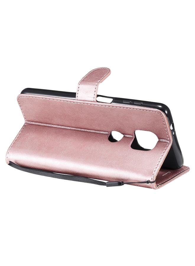 S-TOP Case For Motorola Moto G Power 2021 Solid Color Horizontal Flip Protective Leather Case with Holder & Card Slots & Wallet & Photo Frame & Lanyard - Image 5