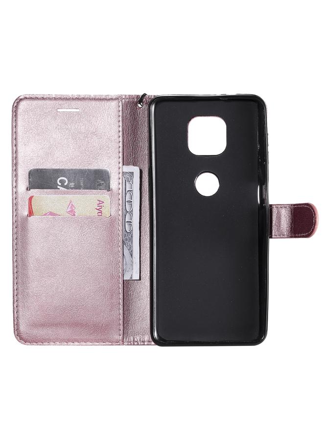 S-TOP Case For Motorola Moto G Power 2021 Solid Color Horizontal Flip Protective Leather Case with Holder & Card Slots & Wallet & Photo Frame & Lanyard - Image 4