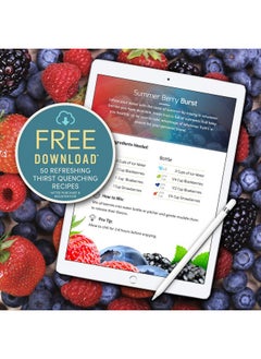 Infusion Pro 24 Oz Fruit Infuser Water Bottle With Flavor Infuser And Flip Top Lid : Insulated Sleeve & Fruit Infused Water Ebook : Bottom Loading Water Infuser For More Flavor : Unique Gift Idea  - Image 4