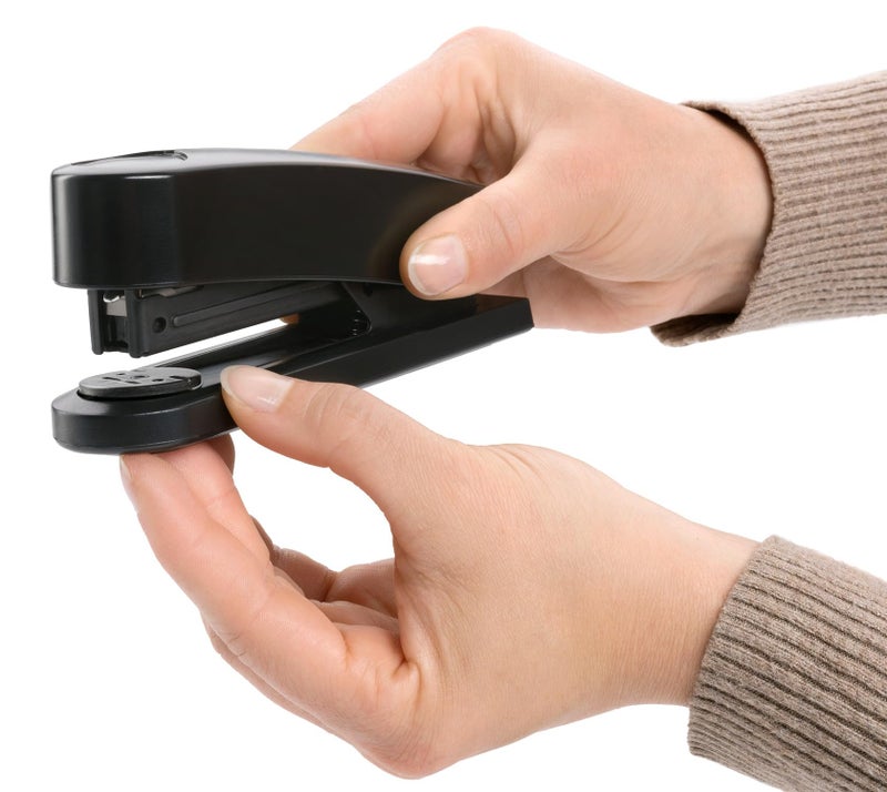 Novus B2 re+New Stapler, 25 Sheet Capacity, Made of 95% Recycled Plastic, German Engineered, Staple|Pin|Tack, 10 Yr. Warranty, Black re+New Special Edition (020-1931) - Image 3
