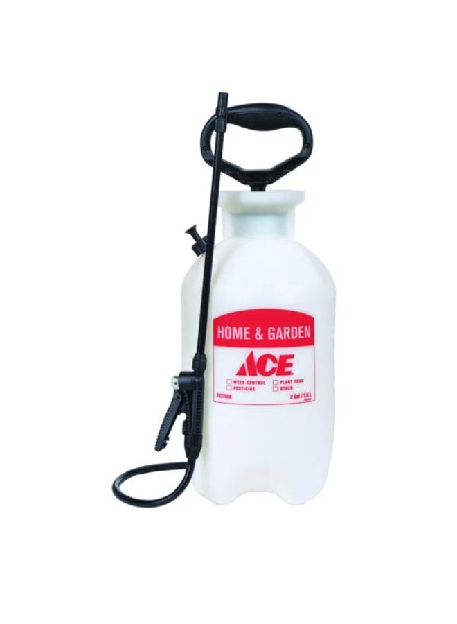 آيس رشاش حديقة يدوي من Ace برأس رش قابل للتعديل – باللونين الأبيض والأسود – سعة ٧٫٦ لتر - Image 3