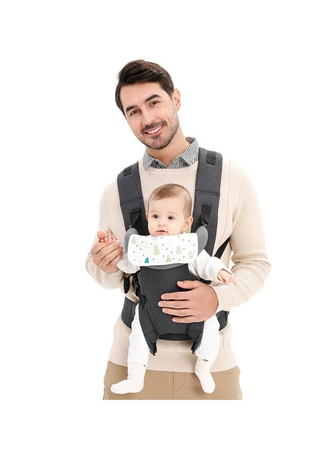 GUCHIGU Hip Seat Baby Carrier with 4 Carry Positions | Baby Carrier with Hip Seat for 6 to 36 Months | Adjustable New-Born to Toddler Carrier | Max Weight Up to 20 Kgs - CRB3113A (Grey) - Image 1