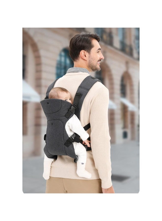 GUCHIGU Hip Seat Baby Carrier with 4 Carry Positions | Baby Carrier with Hip Seat for 6 to 36 Months | Adjustable New-Born to Toddler Carrier | Max Weight Up to 20 Kgs - CRB3113A (Grey) - Image 5