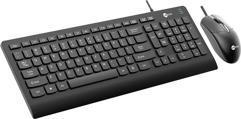 AYT Lenovo Lecoo CM103 USB Wired Black Q Keyboard Mouse Set