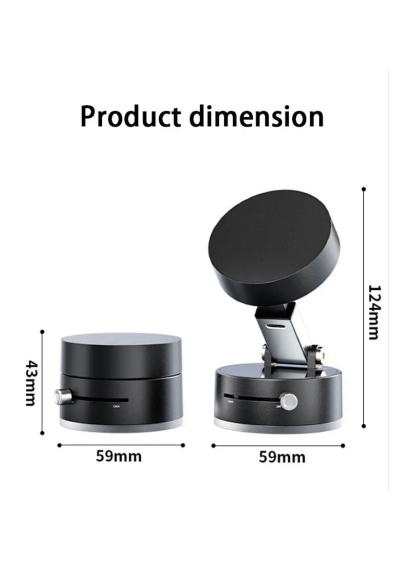 Generic ‏Magnetic car phone holder with foldable, adjustable and rotatable suction cup  - Image 1