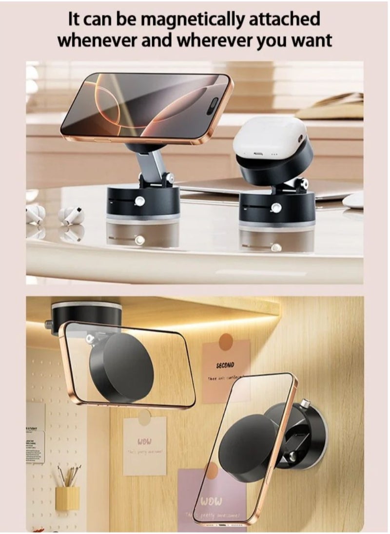 Generic ‏Magnetic car phone holder with foldable, adjustable and rotatable suction cup  - Image 5