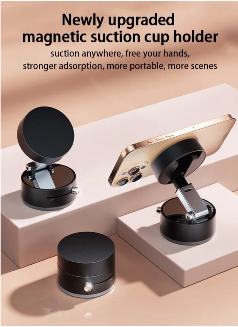 Generic ‏Magnetic car phone holder with foldable, adjustable and rotatable suction cup  - Image 4