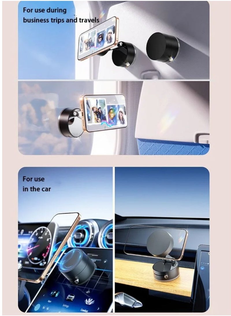 Generic ‏Magnetic car phone holder with foldable, adjustable and rotatable suction cup  - Image 3