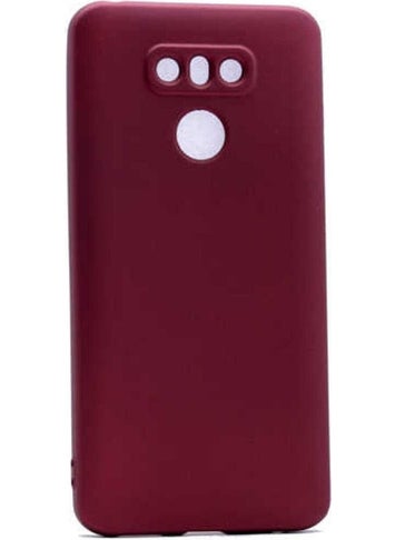 Megafox Technology LG G6 Compatible Case Premier Silicone Cover, Claret Red