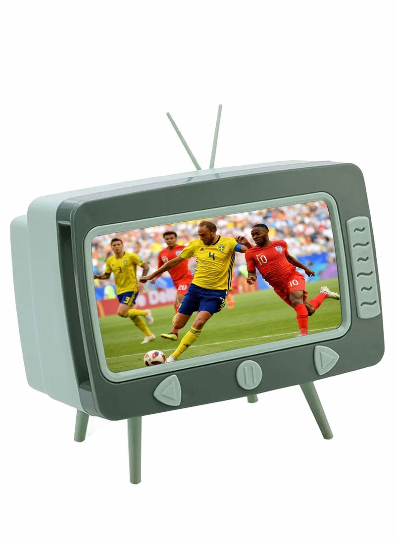 Y&D Creative Tissue Box Holder with Mobile Phone Stand Unique Fun TV Design Compatible All Phones for Bedroom Office Room  - Image 1