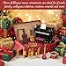 JOINPAYA 12 Pcs Dollhouse Musical Instruments Decorations 112 Scale Miniature Violin Piano Trumpet Saxophone Electric Guitar Drum Tiny Christmas Instruments Set - Image 4