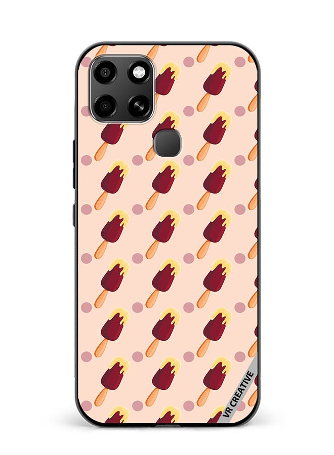 VR CREATIVE Protective Case Cover For Infinix Smart 6 Sunday Pattern Design Multicolour - Image 1