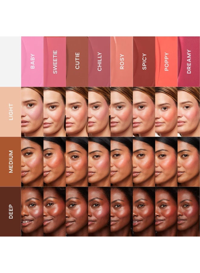 Saie Easy-to-blend blush with duo blush -Rosy - Image 4