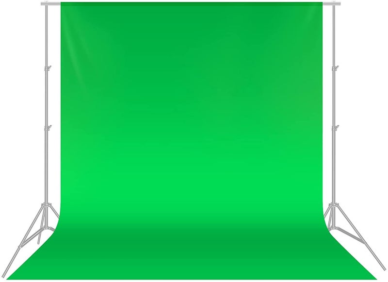 VTS 8 x 12FT. Photo Studio Premium Lekera Collapsible Backdrop Background for Photography,Video and Televison (Background ONLY) - GREEN-8x12 ft - Image 1