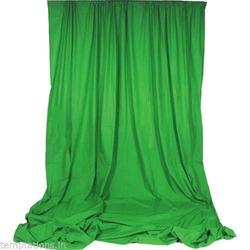 VTS 8 x 12FT. Photo Studio Premium Lekera Collapsible Backdrop Background for Photography,Video and Televison (Background ONLY) - GREEN-8x12 ft - Image 2