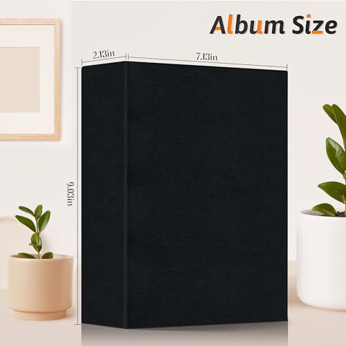 Popotop Photo Album 4x6 200 Pockets for Wedding Gifts,Linen Hardcover Picture Albums for Family Anniversary Baby Vacation Pictures - Image 5