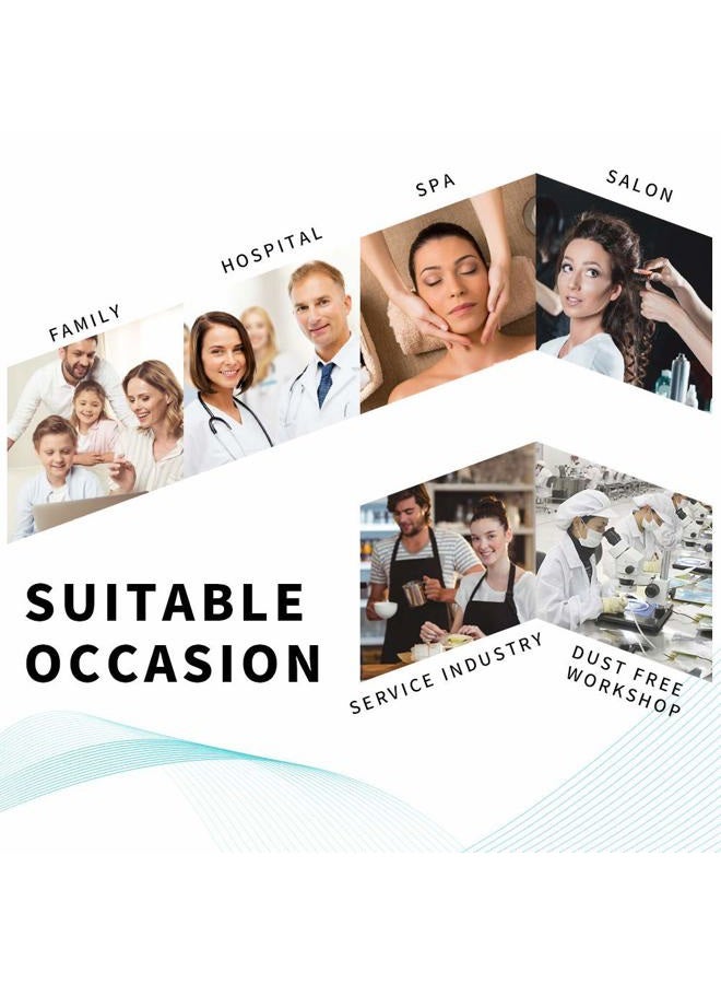 AIDIQIU 30pcs Disposable Shower Caps-Multi-Purpose Thickening Elastic Bath Cap Plastic Waterproof Clear Shower Cap Bath Shower Caps Women Spa,Men Hair Caps,Home Use,Hotel and Hair Salon, Travel.(Size 46CM)  - Image 5