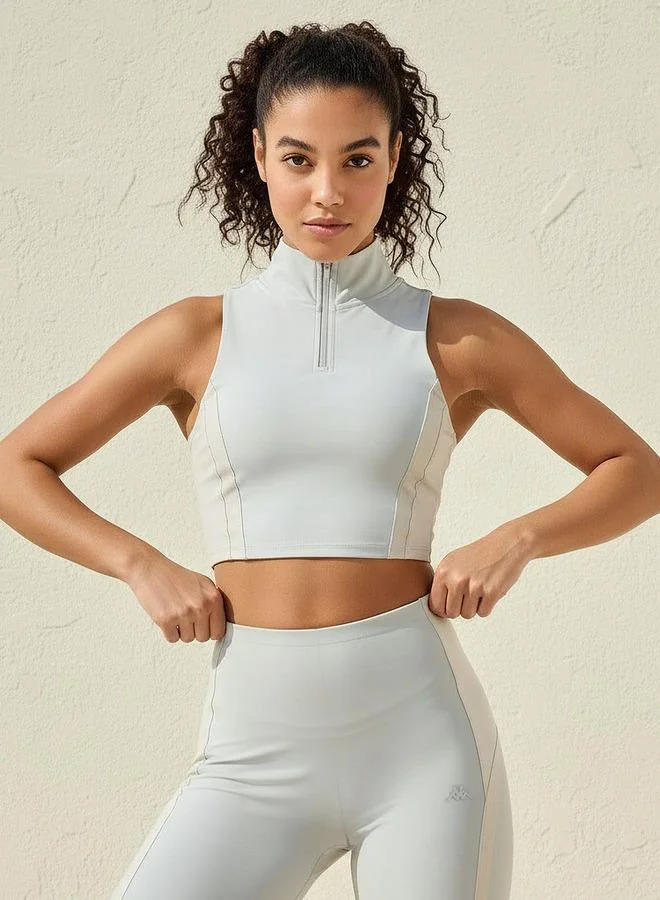 Kappa Women High Neck Racerback Sports Bra
