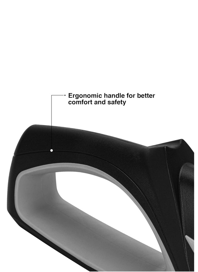 Fissman 4-in-1 Knife Sharpener, 3-Stage Manual Knife Sharpener and Scissors Sharpener — Ceramic Rods, Carbide Rods, Diamond Coated Rods  - Image 2
