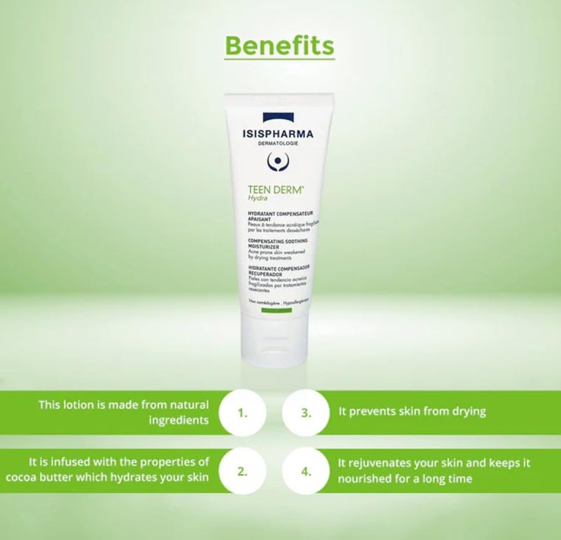 ISIS PHARMA Teen Derm Hydra Soothing Moisturizer - Image 4