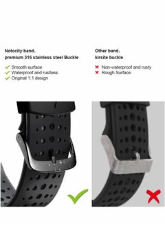 Y&D Watch Bands Replacement for Garmin Approach S20, S5, S6, 22mm black Strap Wristband Accessories S20 Smartwatch, Sport Quick Release  - Image 5