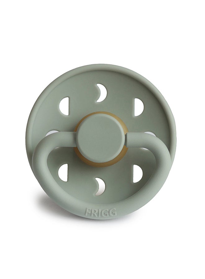 FRIGG Moon Phase Latex Baby Pacifier 6-18M 1-Pack Sage Night - Size 2