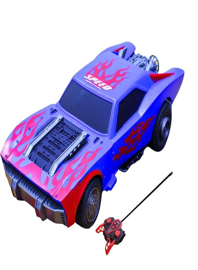 KERBRO 1:14 RC Sport Car - Four-Way Remote Control Racing Car with Lights | High-Speed Simulation Toy Car for Kids - Image 1