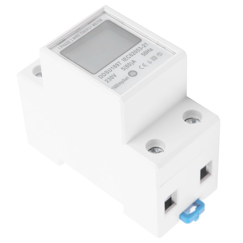 DDSU1897 1 Phase 2 Wire Energy Meter Intelligent Digital Electric Energy Tester 230V - Image 4