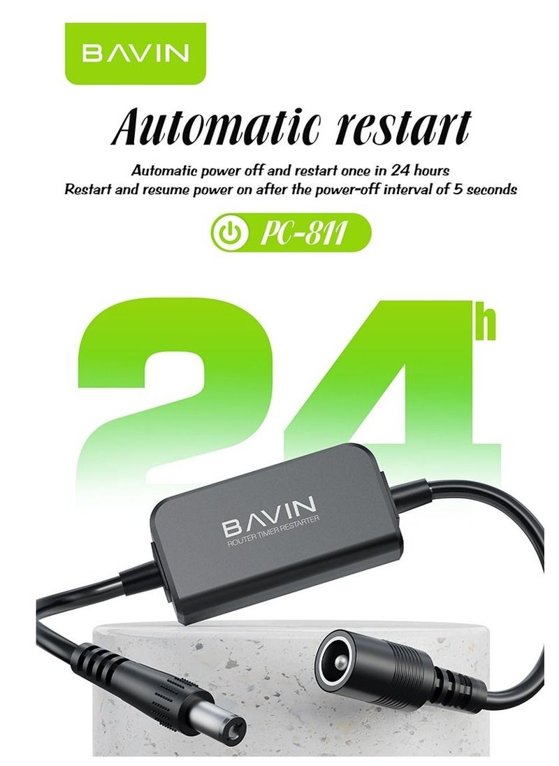 Bavin Bavin PC-811 WiFi Router Adapter Cable Converter Connector For Restart WiFi every 24 hours  WiFi Speed  Adapter Cable For Router Modem  - Image 2