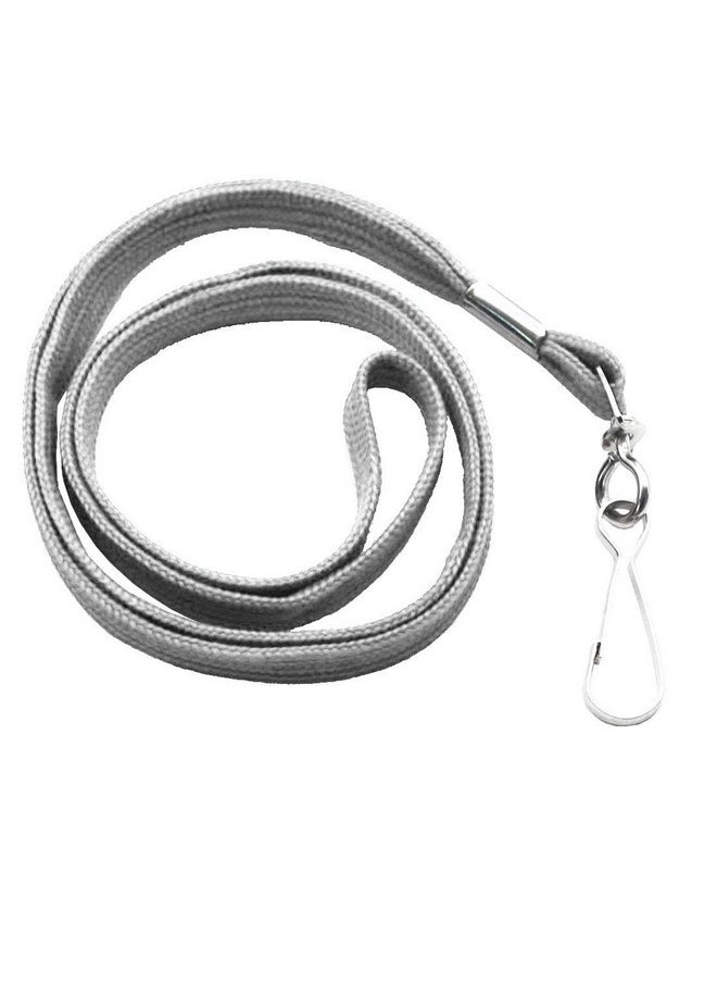 Bird Fiy Bird Fiy Bulk Lanyard 32" Flat Lanyards with Swivel Hook Attachment Lanyards with Clip (Gray)  - Image 5