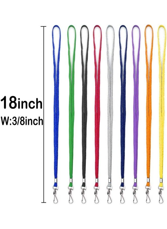 Bird Fiy Bird Fiy Bulk Lanyard 32" Flat Lanyards with Swivel Hook Attachment Lanyards with Clip (Gray)  - Image 3