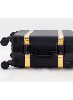 MAYLAN Makeup Train Stand Case With Pro Studio Artist Trolley And Lights, Black with Golden Small  - Image 5