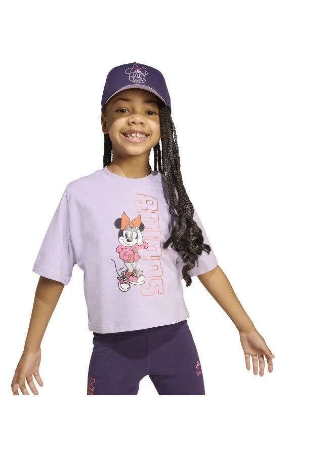 Adidas Lg Dy Mi T Purple T-Shirt (Short Sleeve) T-Shirts For Kids