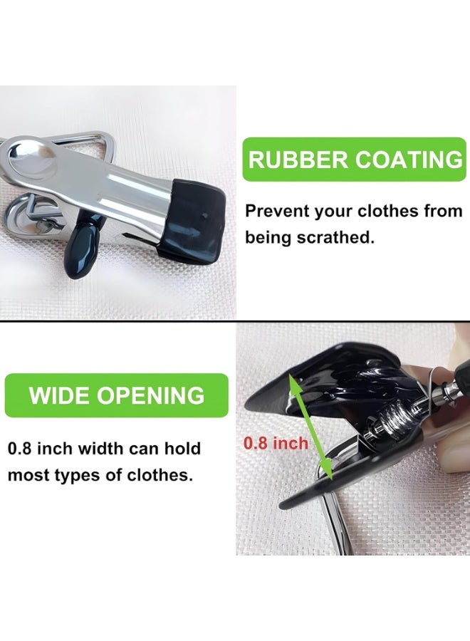 Portable Single Hanger – Pack of 4 Solid Multi-Purpose Hangers for Clothes, Towels, and Socks – Lightweight and Compact for Travel, Outdoor Adventures, Camping, and Everyday Use (4 pcs) - Image 5