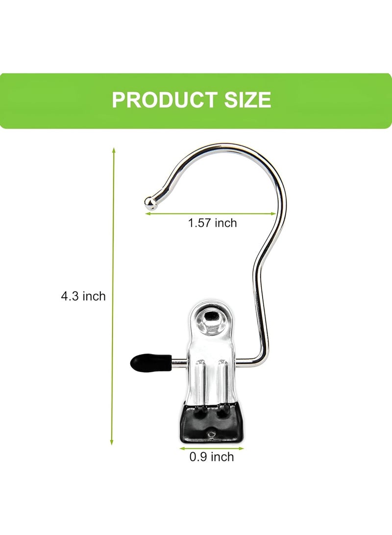 Portable Single Hanger – Pack of 4 Solid Multi-Purpose Hangers for Clothes, Towels, and Socks – Lightweight and Compact for Travel, Outdoor Adventures, Camping, and Everyday Use (4 pcs) - Image 2