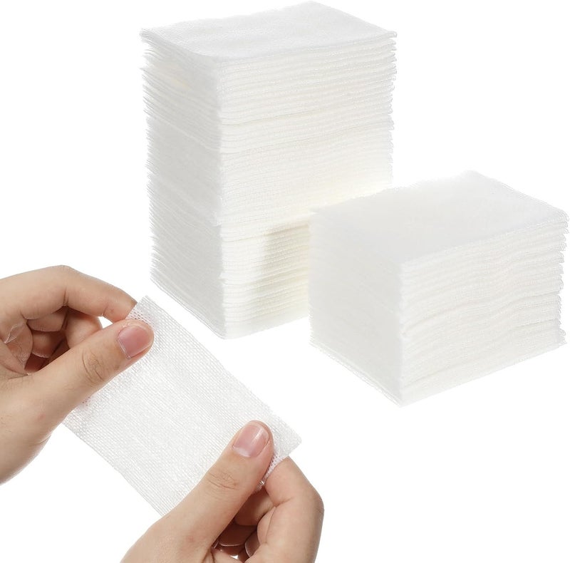 Hemobllo Stretchable Facial Cotton Pads 400pcs (2 Packs) Lint-Free Makeup Remover Cotton Pads for Toner and Skincare for Women’s Daily Facial Cleansing - Image 1