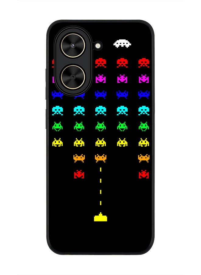 Stylizedd For Xiaomi Poco C71 / Redmi A5 4G Case,Slim fit Camera Protection, Shockproof Thin Phone cover  - Space Invader