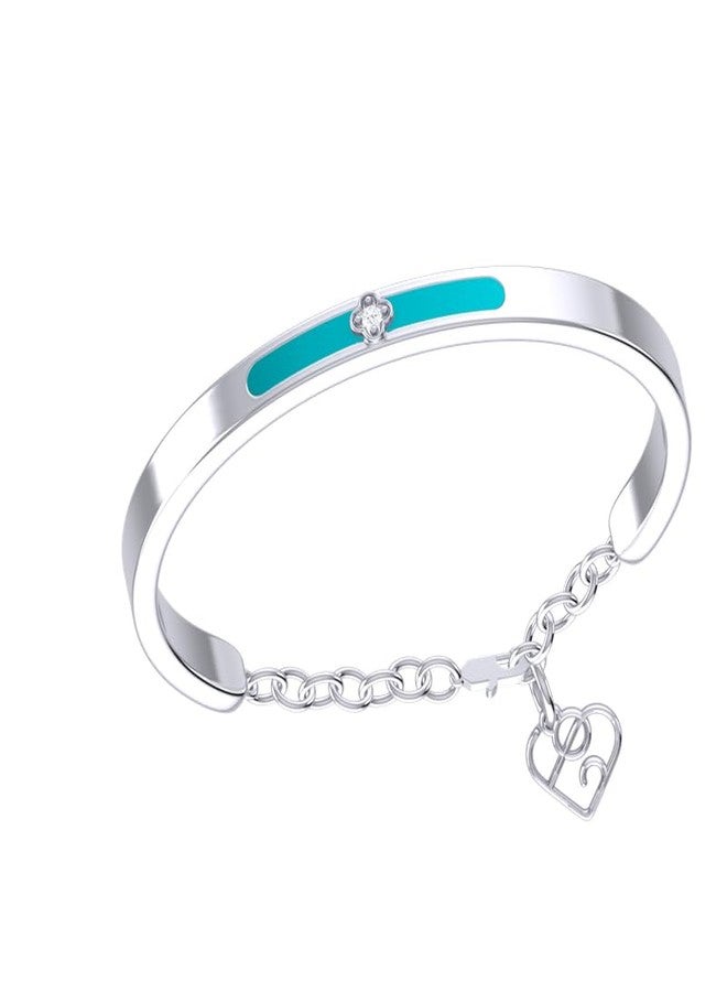 TINY TIARAA Little Spark Sterling Silver Enamel Baby Bracelet - Image 1