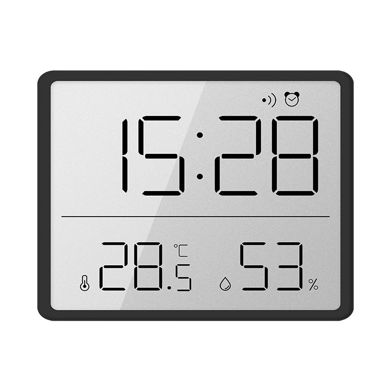 Thin Electronic Clock Simple Digital Clock Wall-Mountable Lcd Small Alarm Clock Multi-Function Temperature Electronic Clock 8218 - Image 1