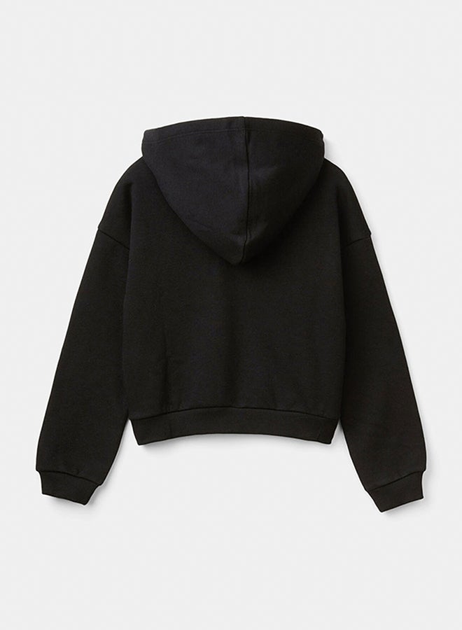 بينيتون بنات هوديي مع الترتر - Image 2