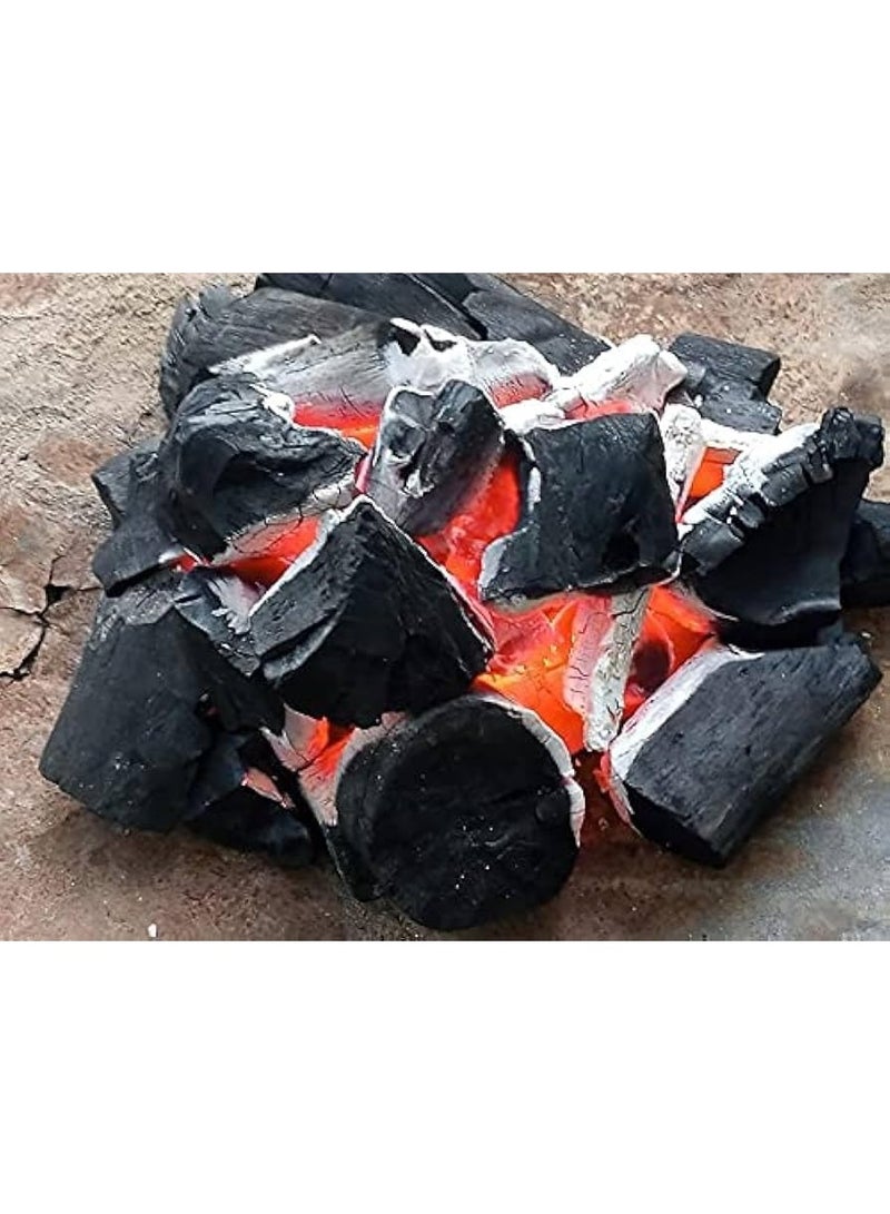 100% Natural Charcoal for Grilling, Shisha, and Heating – Fast Burning, Long Lasting Heat, Pack of 3 - Image 2