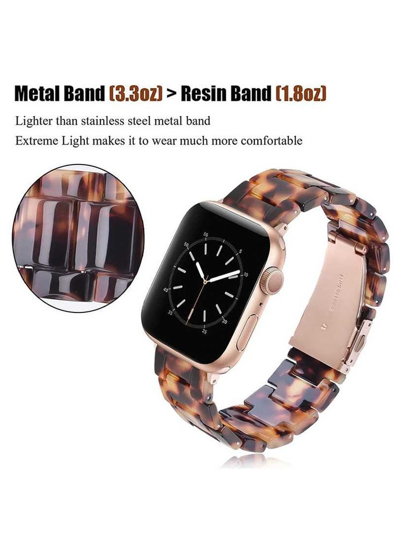 GREEN LION Marble Watch Band 42/44/45/49MM - Amber  - Image 5