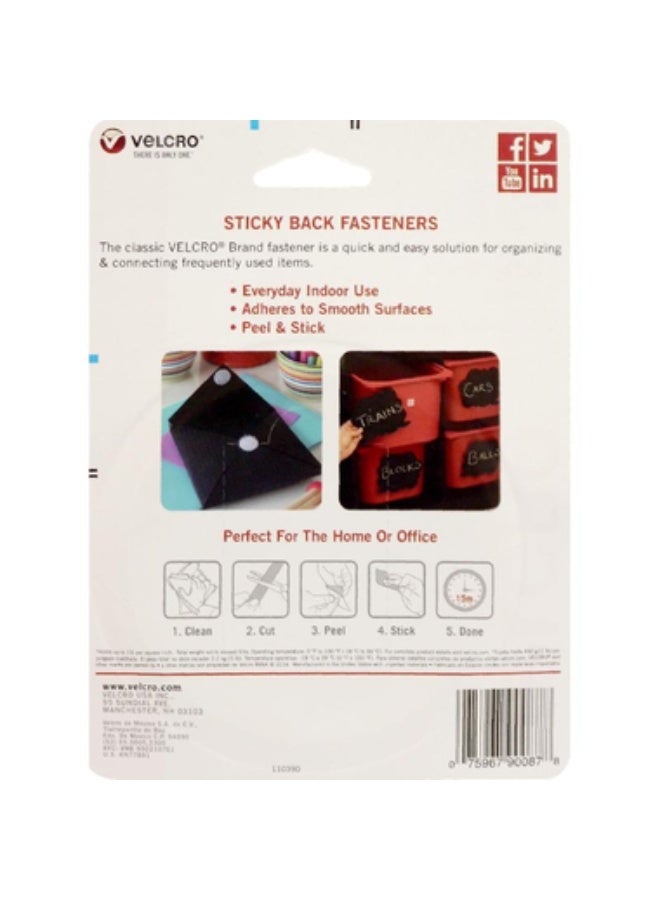 Velcro Sticky Back Adhesive Back Fastener Roll5 Feet X 3/4"White - Image 2